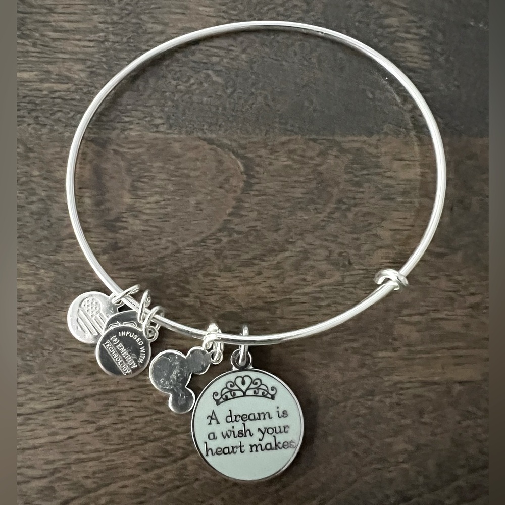 Alex and Ani Disney® “A Dream is a Wish Your Heart Makes” Charm Bangle